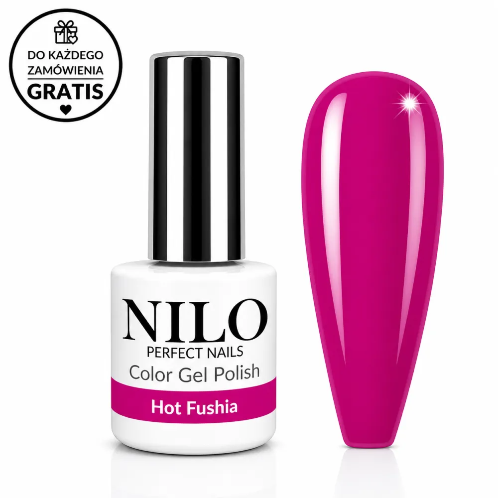 Lakier Hybrydowy Hot Fuchsia – NILO no.174